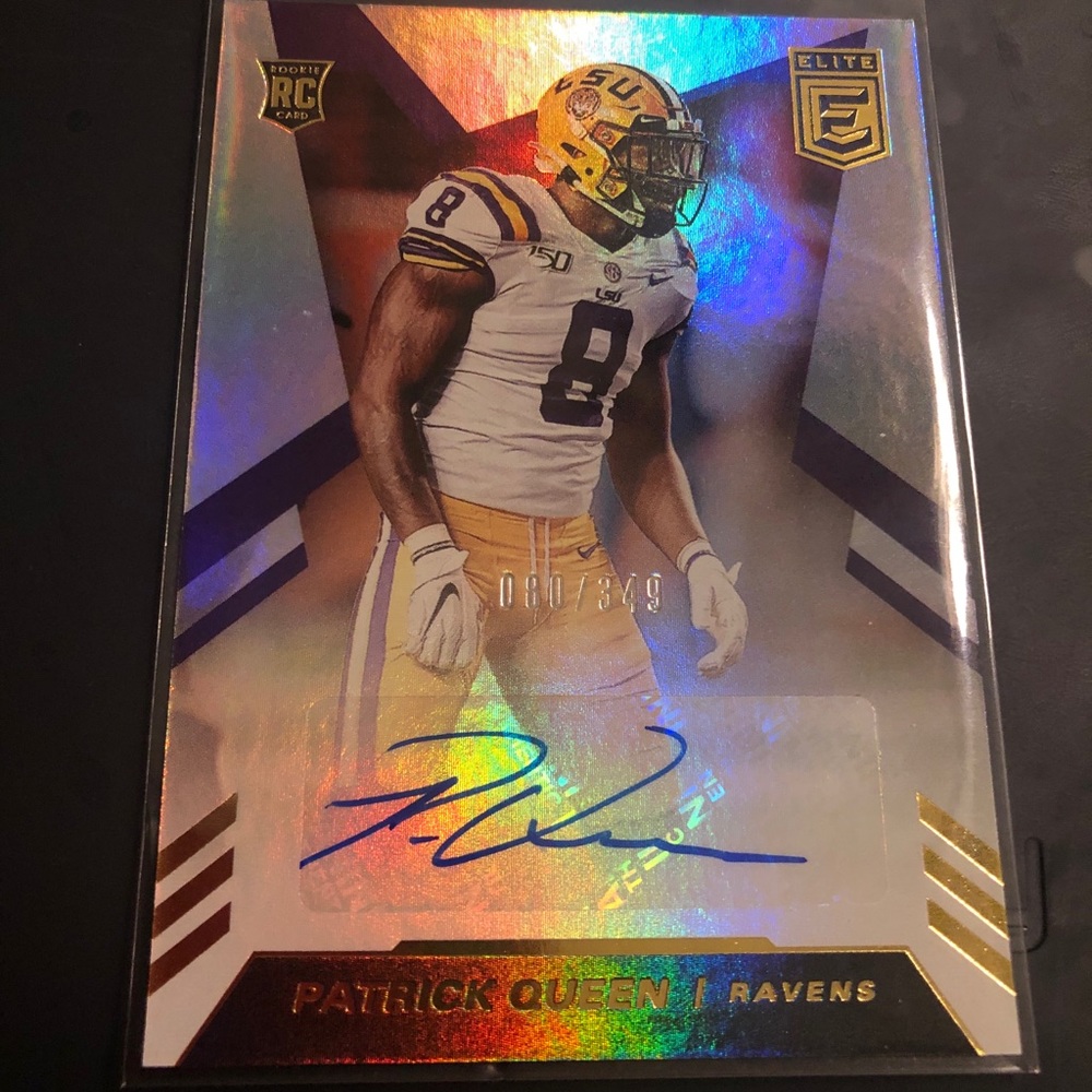 Patrick Queen Auto Rookie card